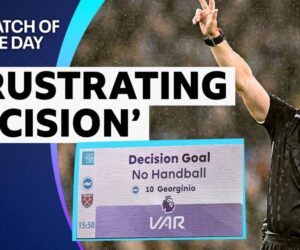 Match of the Day Analysis: Brighton equaliser against West Ham leaves pundits ‘frustrated’