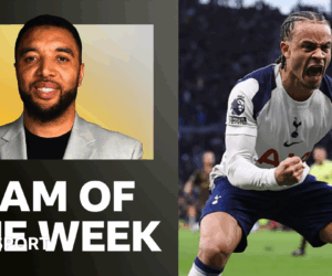 Troy Deeney’s Team of the Week: Verbruggen, Guehi, Guimaraes, Ekitike