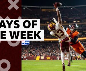 Treylon Burks, Puka Nacua & Brock Bowers catches in NFL plays of week