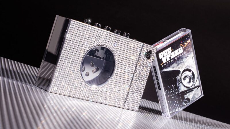 I’m hungry like the wolf for this Duran Duran-themed jewel-encrusted Walkman