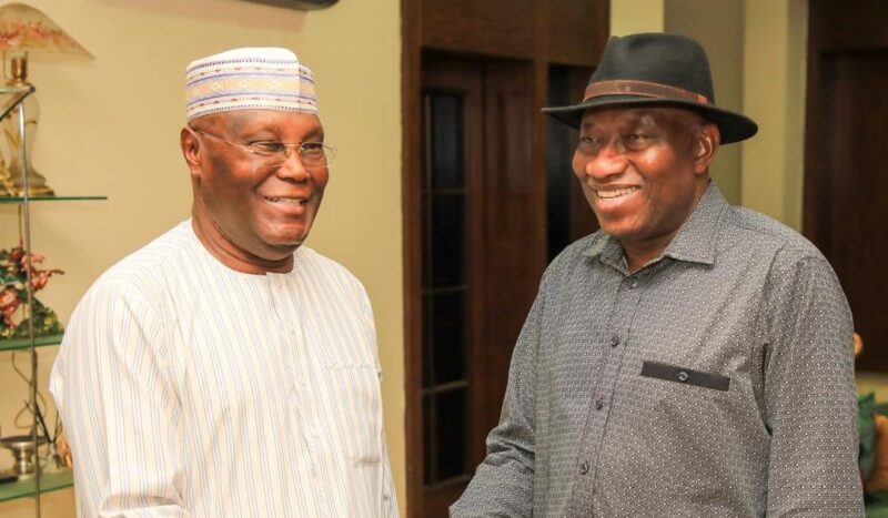 Atiku visits Jonathan in Abuja