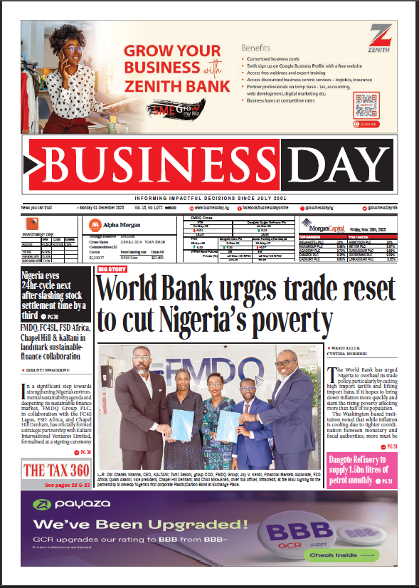 BusinessDay 1st Dec 2025 – Businessday NG