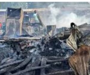Fire ravages Gombe timber market as Governor orders investigation, promises relief