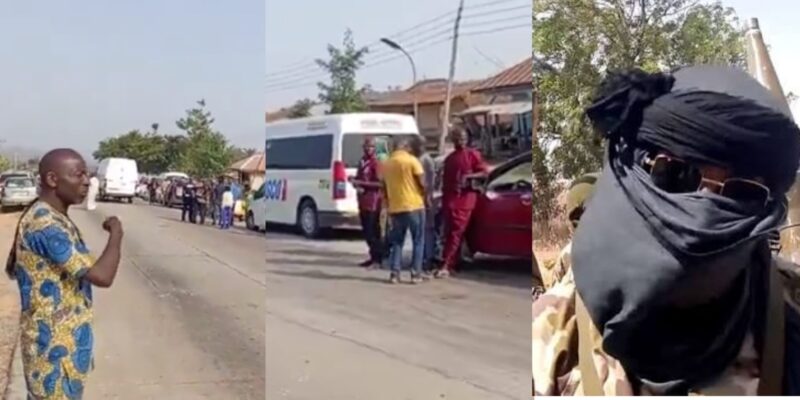“Nigerians, please help us!”— man cries as bandits and soldiers exchange fire on Kogi State expressway