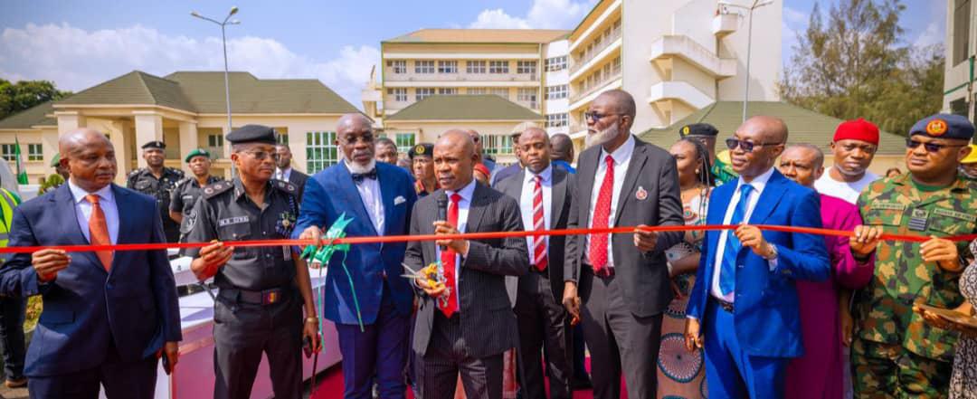Confidence Rises For Enugu Residents As Mbah Launches Hi-tech Drones, Equipment, Patrol Vans To Boost Security