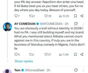 Comedian AY Makun sparks reactions after warning people to beware of friends who chase negative news for clout