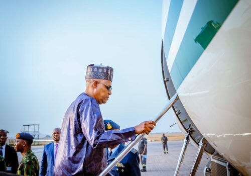 Shettima heads to Abidjan for Alassane Ouattara’s inauguration as Cote D’Ivoire President