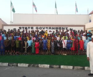 Bago receives rescued 100 abducted school children