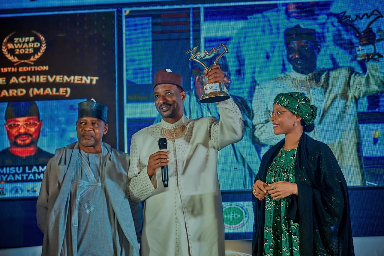 Hamisu Lamido Iyantama Receives Lifetime Achievement Award At Zuma International Film Festival 2025
