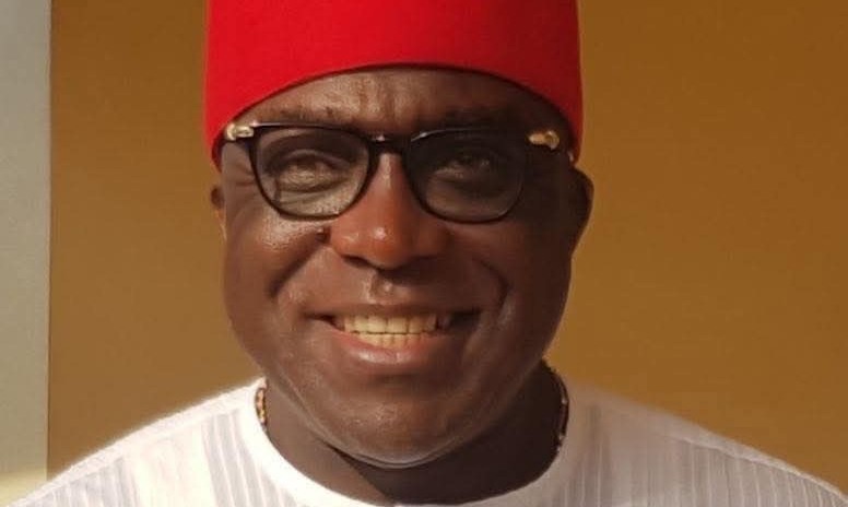 Gov Otti greets United Nigeria Airlines’ chairman, Obiora Okonkwo at 60