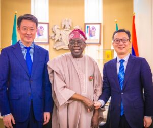 Tinubu receives Chinese ambassador in Abuja