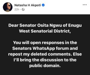 EXCLUSIVE: Senate Divided Over Reno Omokri’s Nomination As Past ‘Drug Baron’ Remark About Tinubu Sparks Row, Shutdown Of WhatsApp Group