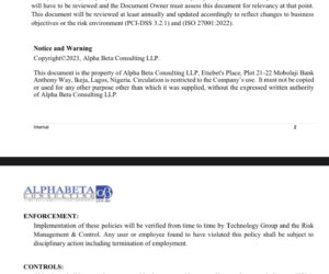 Former Alpha-Beta Employee Alleges Cybersecurity Policy Forgery, Harassment At Tinubu-Linked Firm