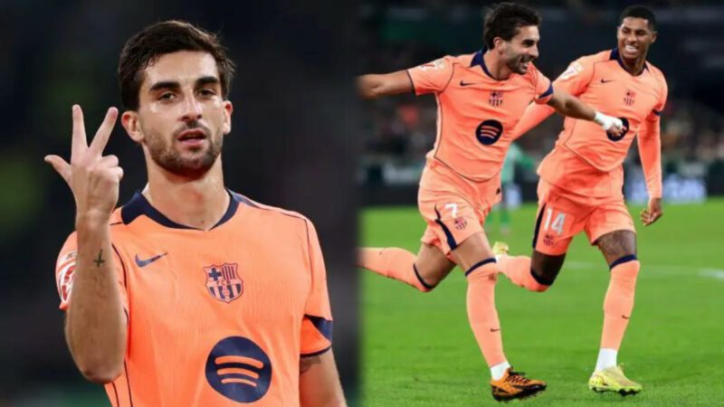 Barcelona hit Betis five in chaotic eight-goal thriller