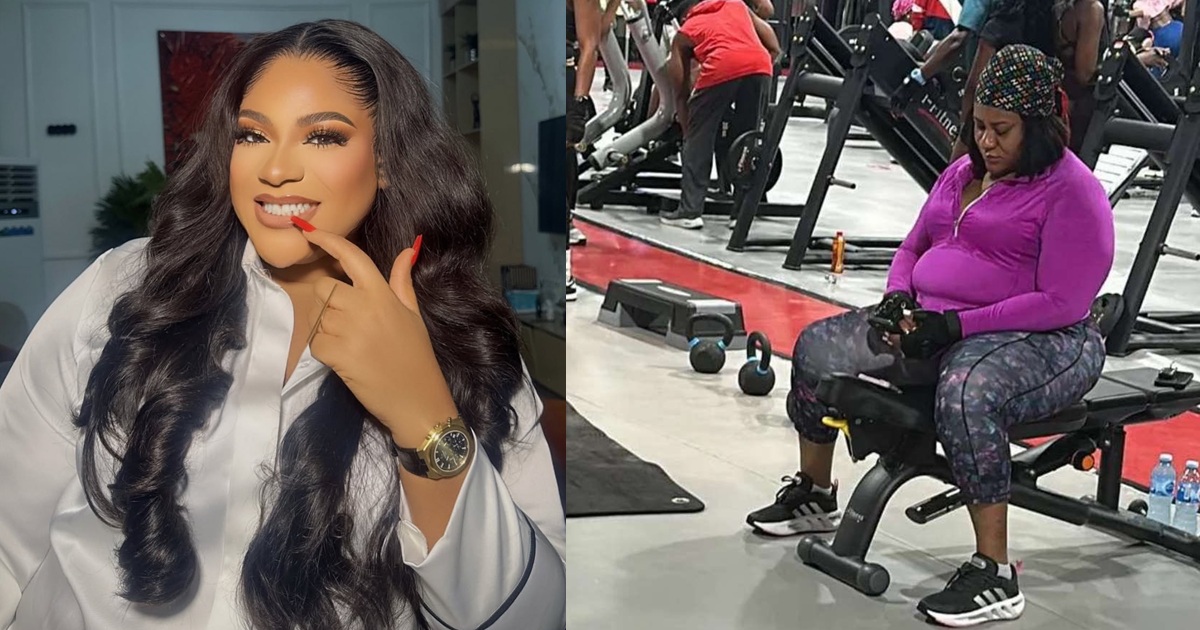 Nkechi Blessing orders the arrest of lady who took her photo at the gym (VIDEO)