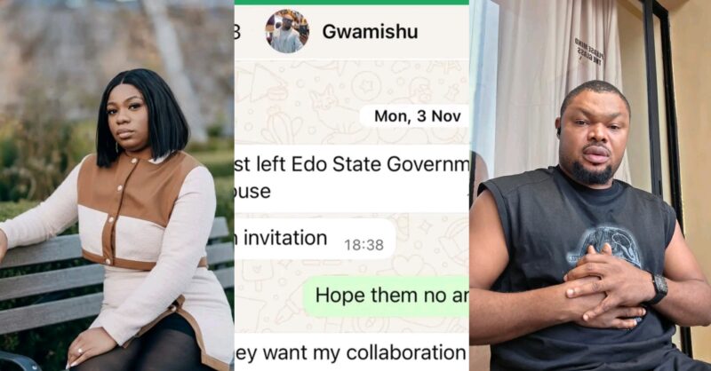 “I’m worried “- Lady releases chat with Harrison Gwamnishu days before his arrest