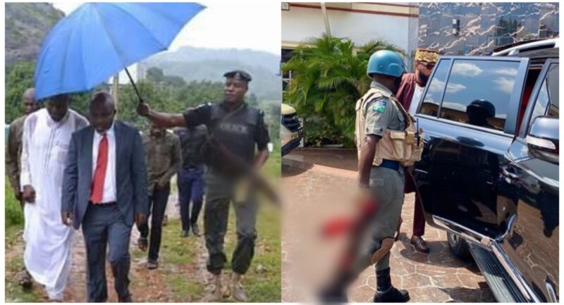 Police officers attached to VIPs now wear suits to bypass public scrutiny