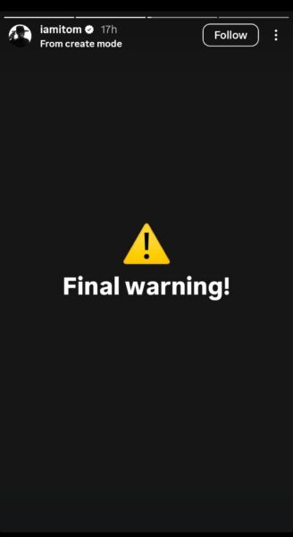 Content creator Frank Itom warns married men hitting on him via DM