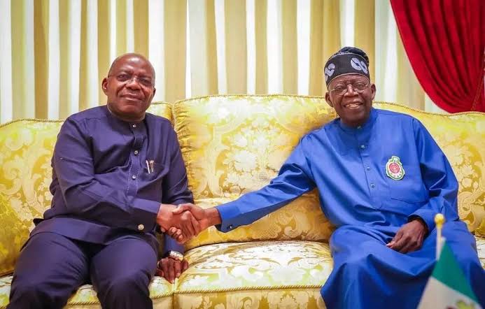Otti Meets Tinubu At State House After Visiting Nnamdi Kanu In Sokoto Prison
