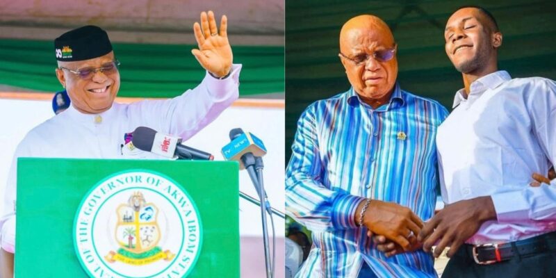 Governor Umo Eno gifts blind gospel singer a house, land, ₦100 million studio and more