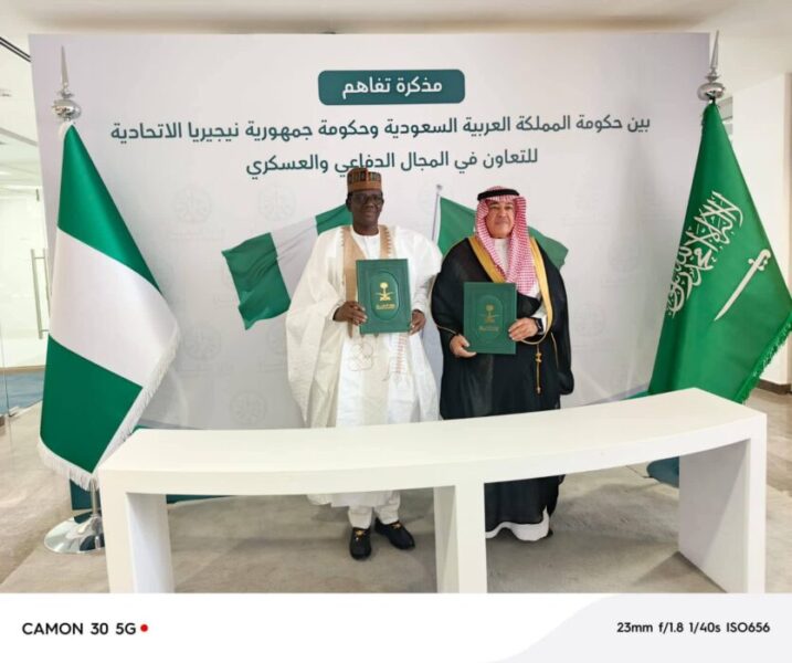 Nigeria, Saudi Arabia Seal 5-yr Defence Pact To Deepen Military Cooperation