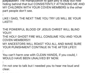 Actress Judy Austin Edochie sends ‘last warning’ to an unnamed w!tch and her coven members who attacked her recently