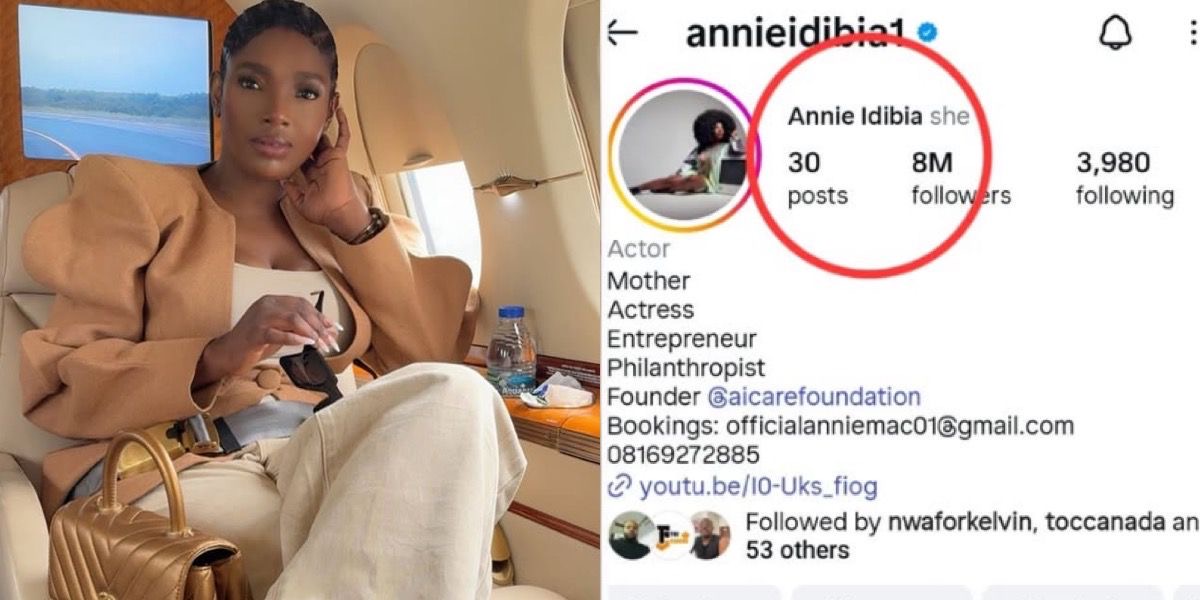 Annie Reverts Instagram Name To ‘Annie Idibia’ Amid Tuface, Natasha’s Marital Crisis