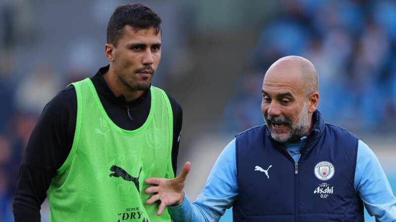 Rodri Won’t Be Available For Fulham Clash –Guardiola