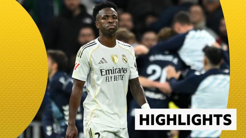 Nine-man Real Madrid implode in home defeat to Celta Vigo