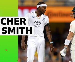 The Ashes 2025 second Test – day four: Australia’s Steve Smith argues with England’s Jofra Archer