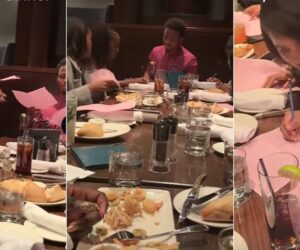 “Solve this” – Lady shocks friends, distributes maths exam to them at her birthday dinner party