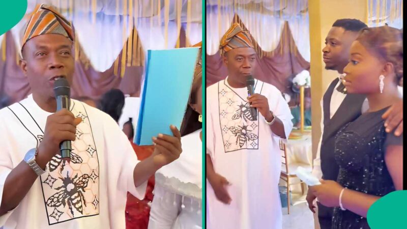 Nigerian Man Gives His Daughter And Husband 4 Bedroom House On Their Wedding Day