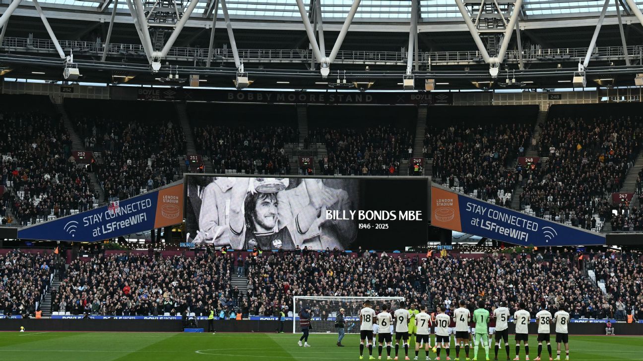 Billy Bonds: West Ham legend dies aged 79, tributes paid vs Liverpool