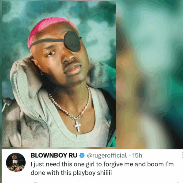 Ruger declares he’ll drop playboy lifestyle if one ‘mystery woman’ forgives him