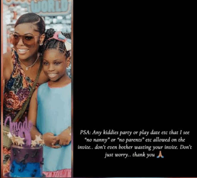 Businesswoman, Sophia Momodu, issues firm PSA to parents after spotting a trend in kiddies’ party invites