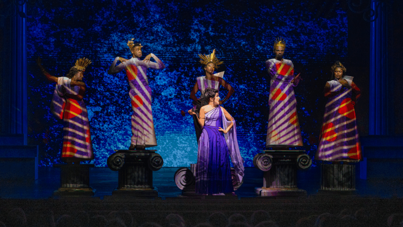 Disney Destiny’s Hercules musical features a standout projection effect that I can’t stop talking about