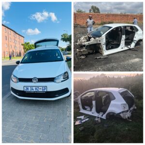 "Itâs not easy" - South African man Reveals as he finds his car completely stripped...