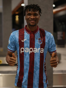 Trabzonspor celebrate Nwaiwu’s maiden Super Eagles invitation