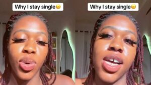 “Marriage would be a trap for any man that marries me” — Lady explains why she stays...