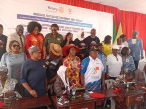 Women Learn Menstrual Hygiene Skills, Get Free Reusable Pads From Rotary, POWA