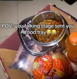 Woman furious after boyfriend sends care package with just bread, beans, water and soda