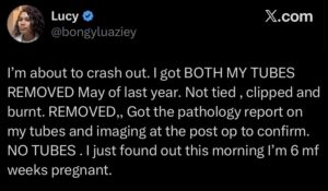 Woman Gets Pregnant After Removing Both Fallopian Tubes