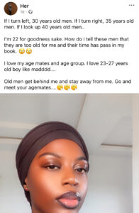 “If I turn left, right or look up… It’s only 30-40 year old men” – 22-year-old young...