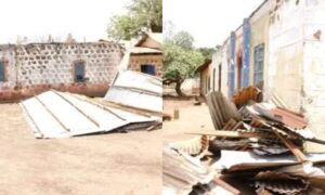 Storm Damages School: Students Take Exams in Broken Classrooms in Otukpo