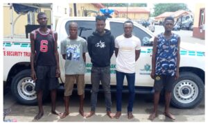 ‘Omotaku’ gang arrested by Lagos Taskforce for extorting drivers