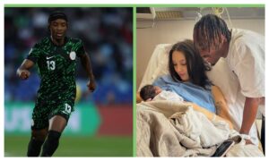 Onyemaechi, Portuguese partner welcome first child