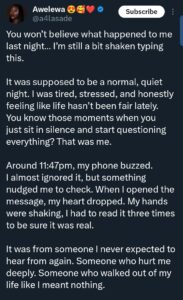 Woman Gets Shocking Late-Night Message From Man Who Wronged Her