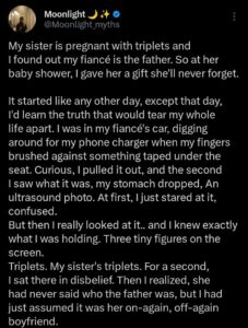 Fiancé Exposed as Father of Sister's Triplets in Shocking Betrayal