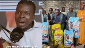 “Give me road, you bring rice, rice won’t solve our problems” — Man Calls Out politicians