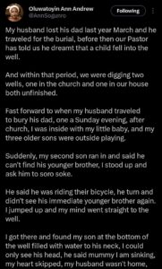 “I thought I would lose my son while my husband buried his father” — Mother shares...